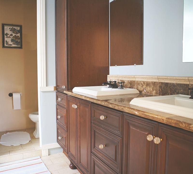 Master Bathroom with shower and bathtub