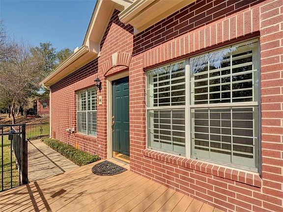 Expanded wood deck in the front