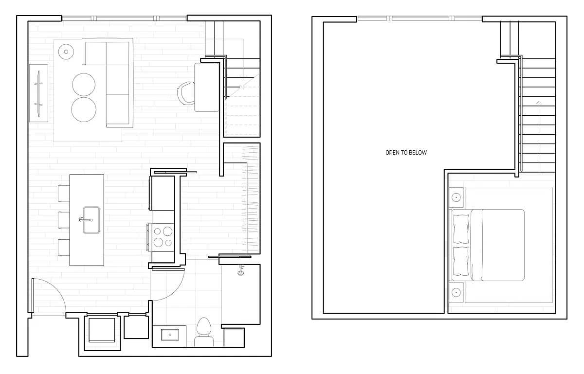 Floor plan LOFT ONE