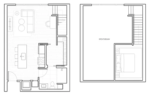 Floor plan LOFT ONE