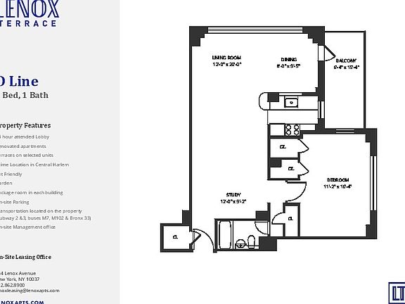 2nd image of 470 Lenox Ave APT 9D