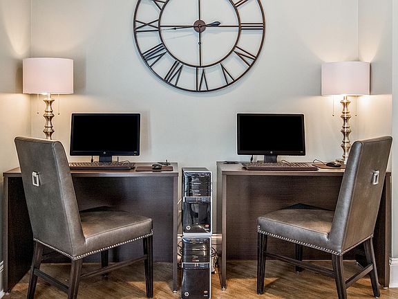 Clubhouse amenities include a business center