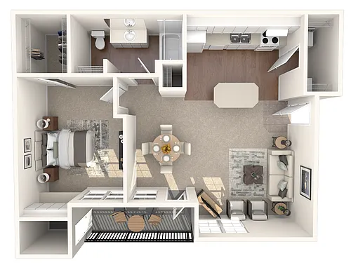 Floor plan The Brodie Deluxe