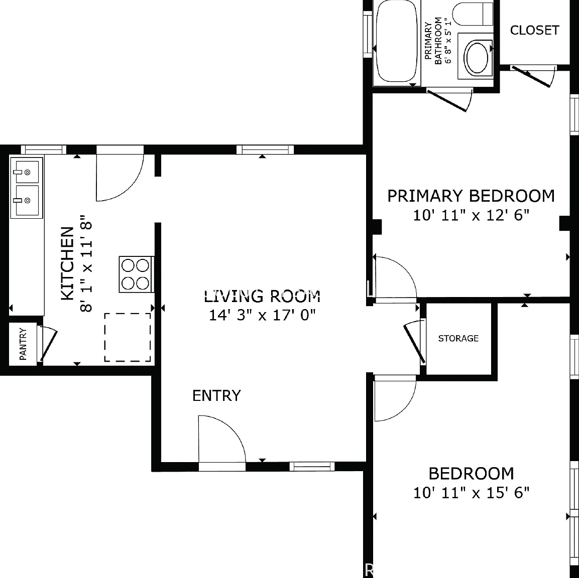 "Charming 2-Bedroom Duplex Retreat at 201 Cloud Street, Killeen Cozy Living Awaits in 650 Sq Ft!" — Photo 2