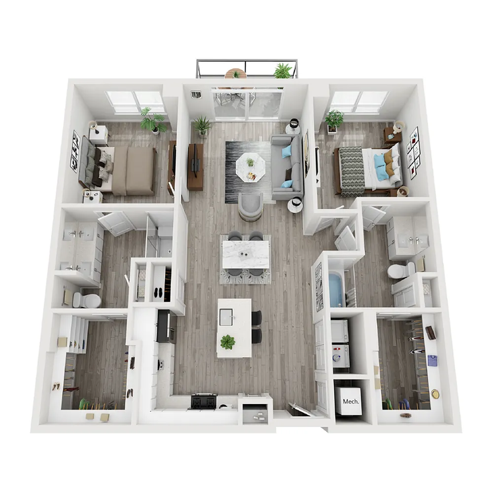 Floor plan B7