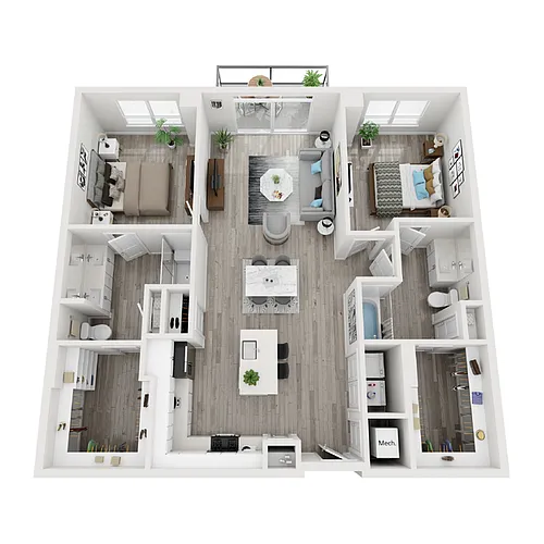 Floor plan B7