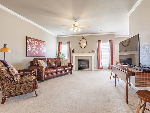 Family room with fireplace