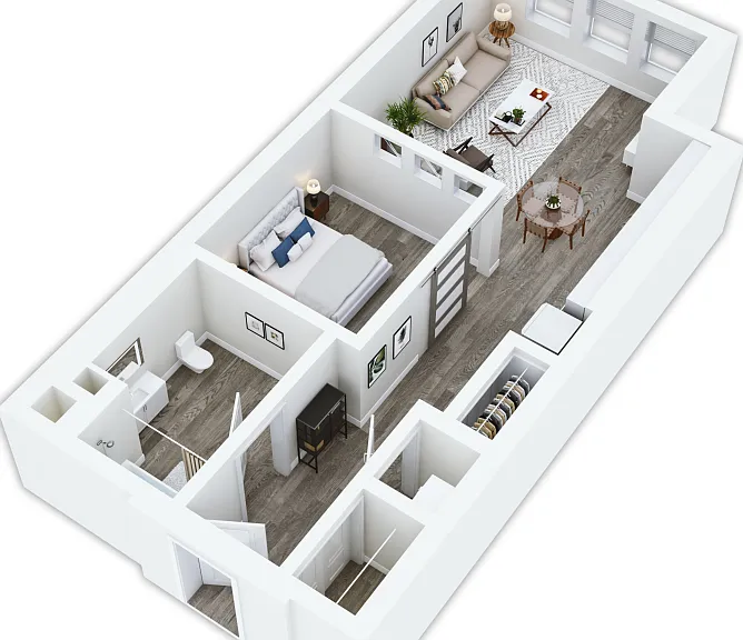 A1 Floorplan Diagram