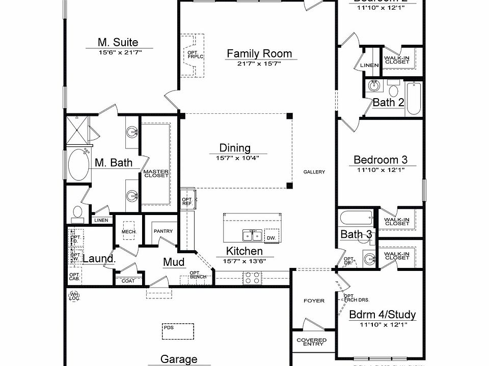 The Lanier Floor Plan