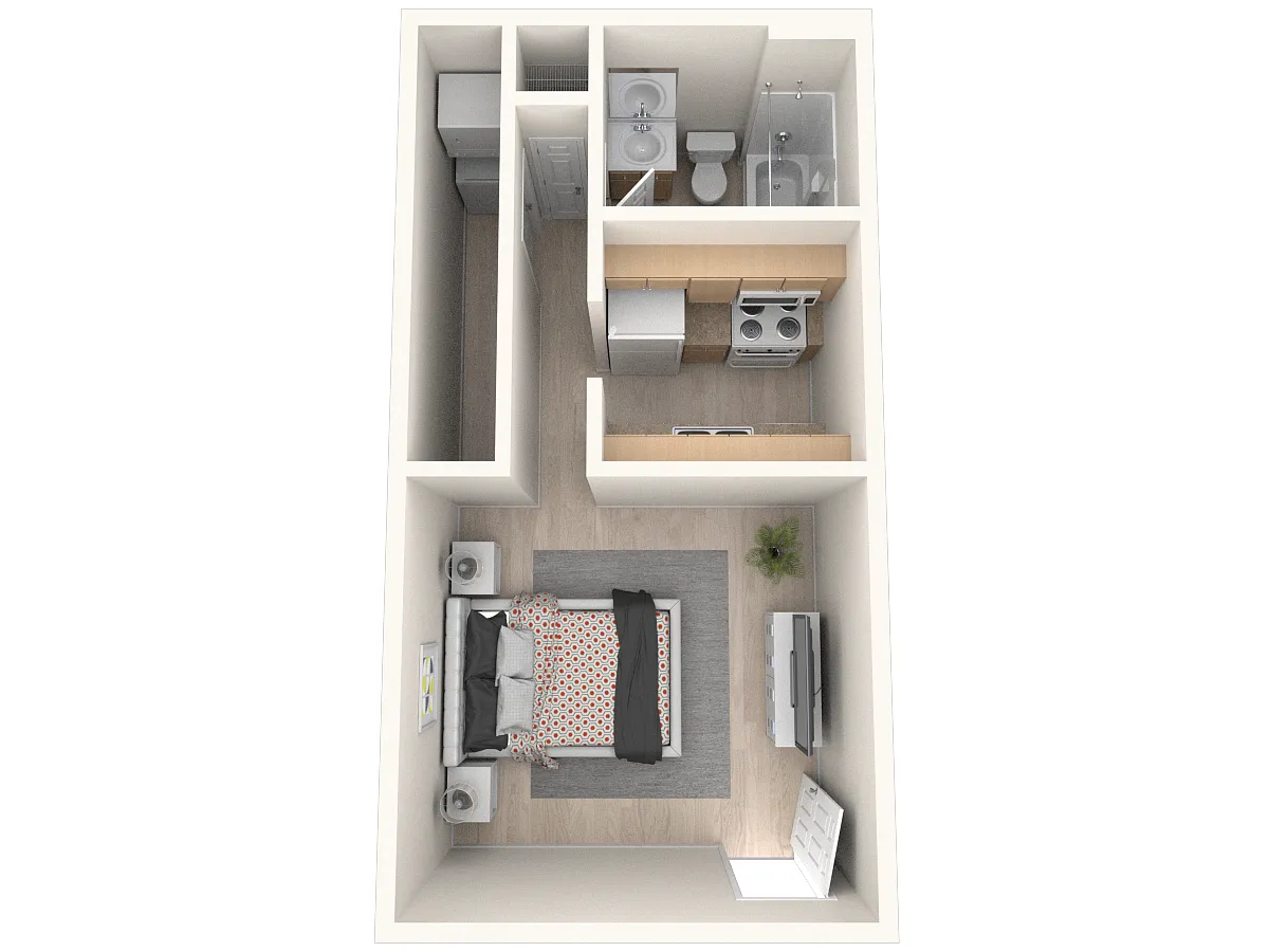 Floor plan Studio