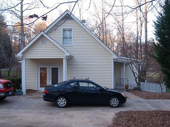 View of side of house from the drive