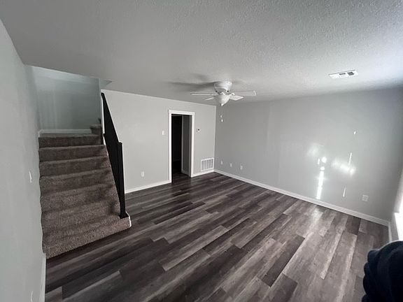 Entryway and living room