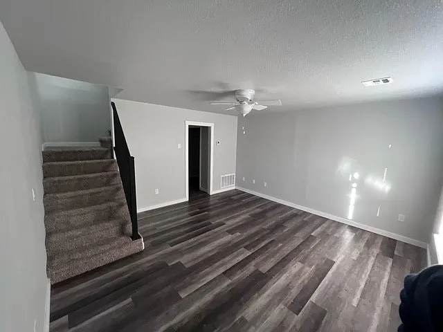 Entryway and living room