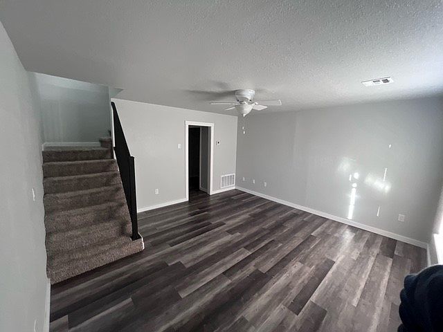 Entryway and living room