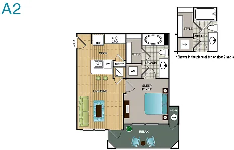Floor plan A2