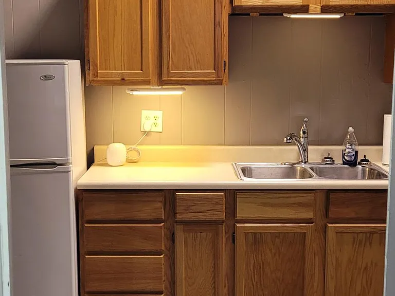 Under cabinet lights are usb rechargable and motion activiated when on.