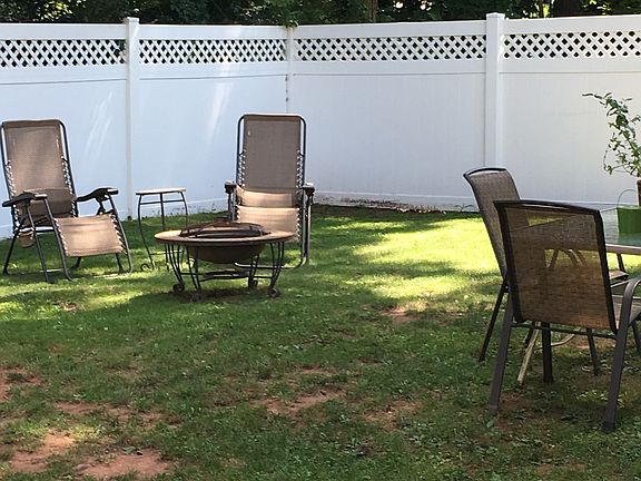 Large fenced in back yard