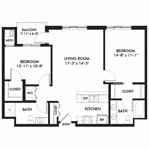 Floor plan Plaza - Boulder
