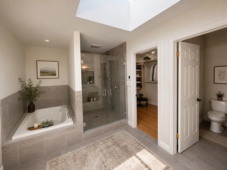 Master bathroom