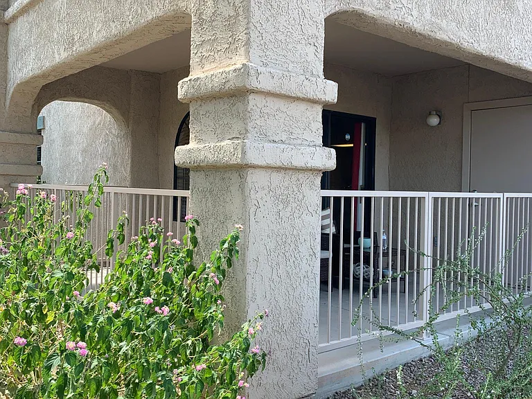 Side Picture of the patio