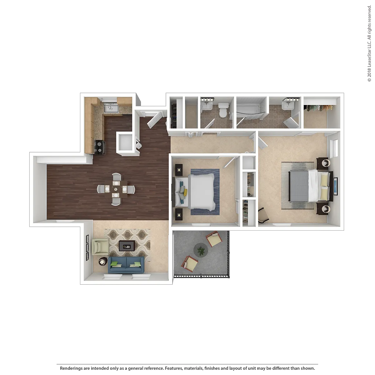 Floor plan B2-The Sycamore A