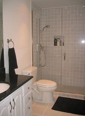 New bath, with granite and ceramic tile