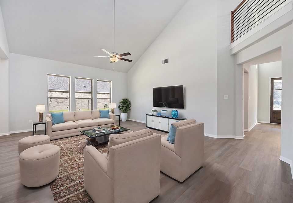 Virtually staged representation of the floor plan. Actual home features, colors, and details may var