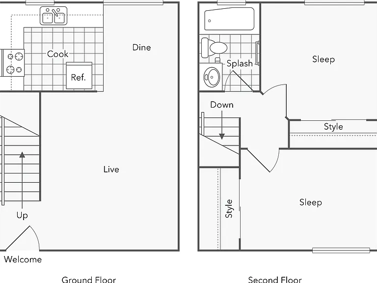 Imperial | 2-Bedroom Floorplan Imperial | 2-Bedroom Floorplan