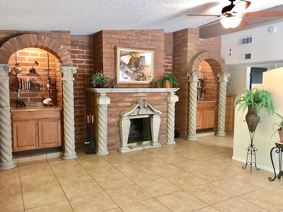 Custom Fireplace and Niches Make this Guesthouse Very Unique!