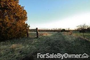 Road heading south borders property
