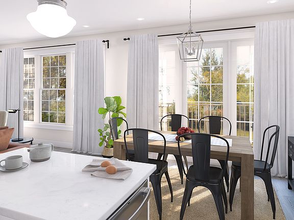 Dining area near kitchen