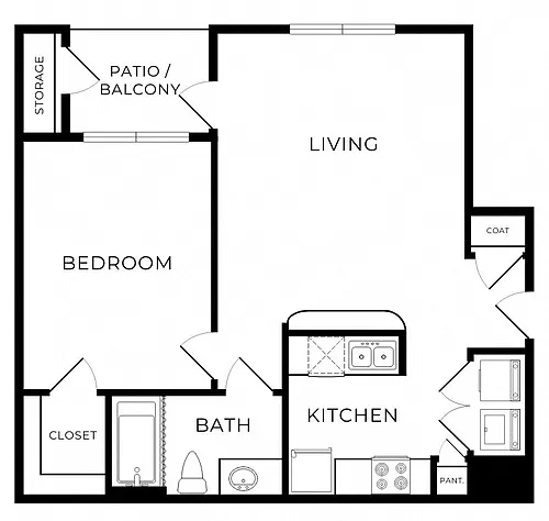 Floor plan A1 - Harbor Shores II