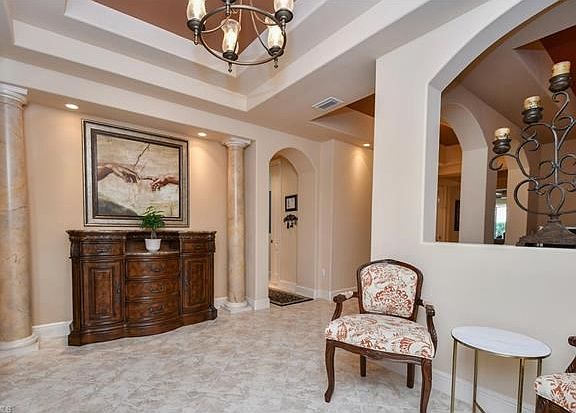 Elegant finishes start at the entry foyer.