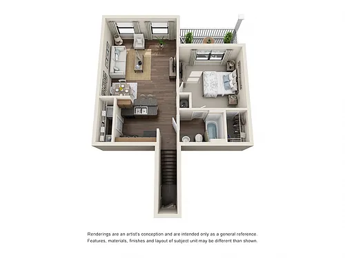Floor plan A2 Upper
