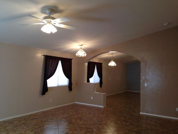 Living room into Family room