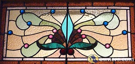 above side porch door