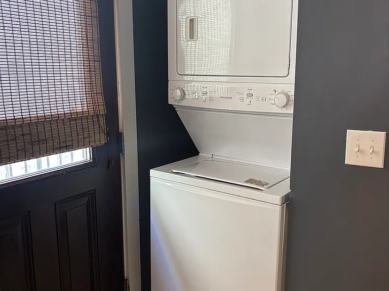 Backdoor with access to parking lot