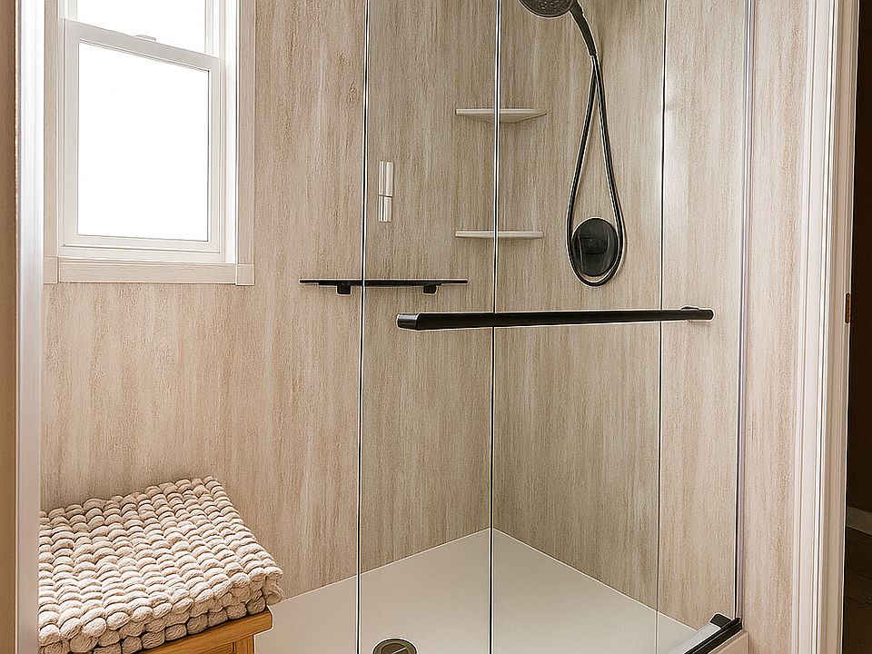 Master bathroom with upgraded shower