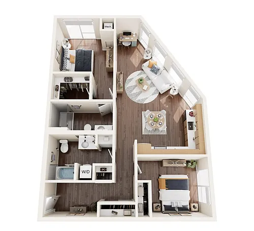 Floor plan C2 MFTE