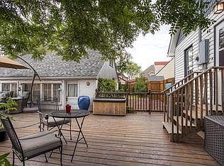 First floor deck. faces north
small garage house available for storage