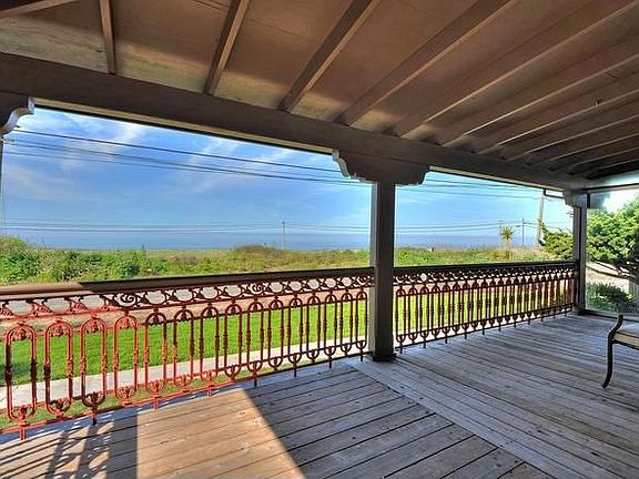 Large Side Porch and Expansive Ocean Views