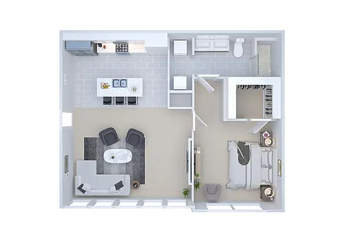 Floor plan 1X1