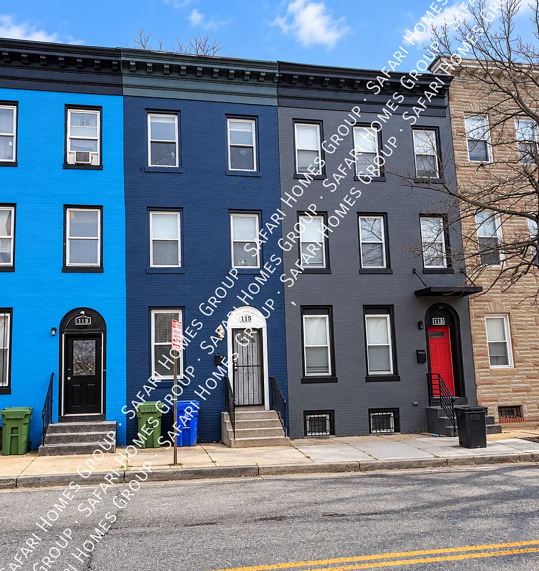 Spacious 3-Bedroom, 3-Story Rowhome with Basement Near Bolton Hill — Photo 1
