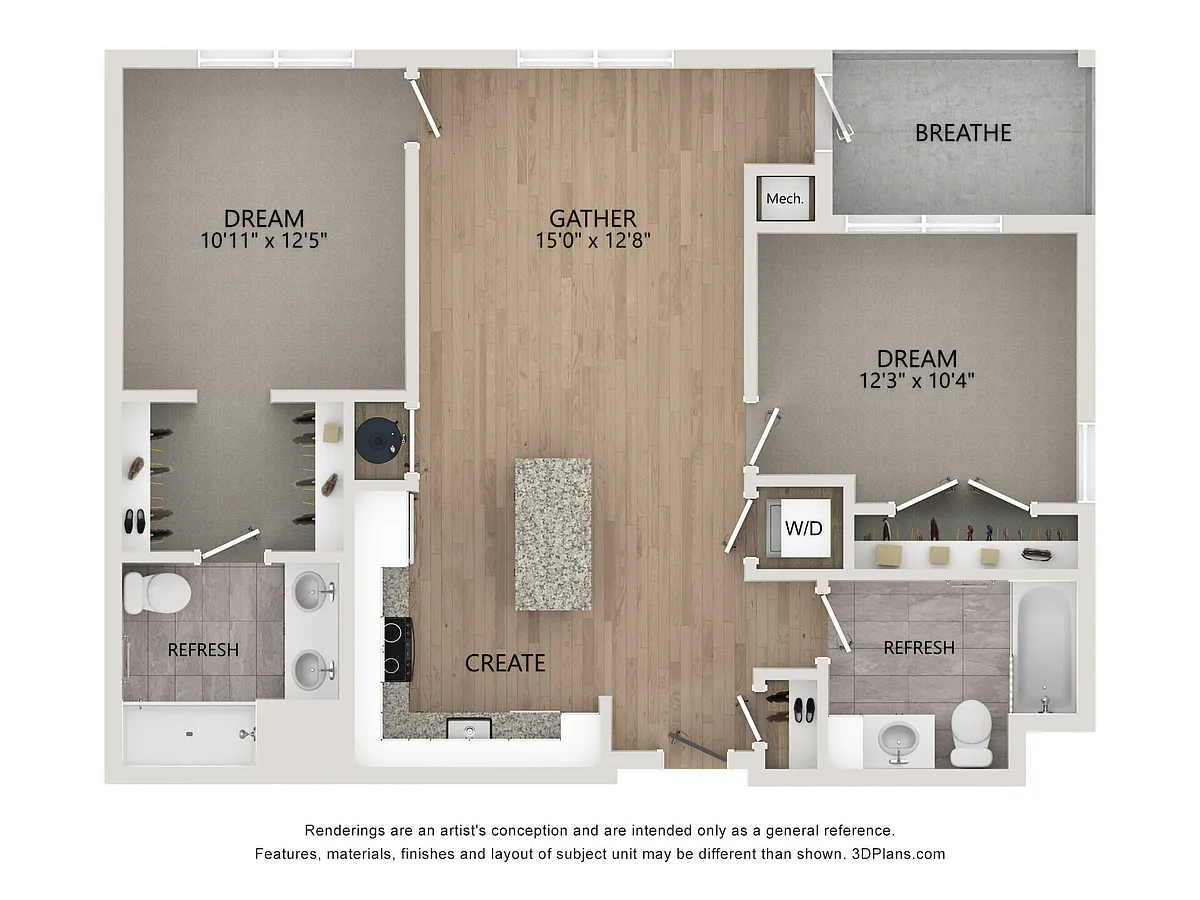 Floor plan D1