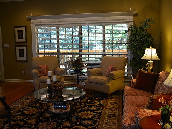 Foyer view of living room