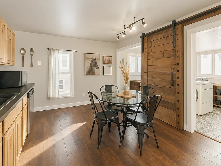 Whether you're dining in or grabbing takeout, this dining area is made for good food and great company