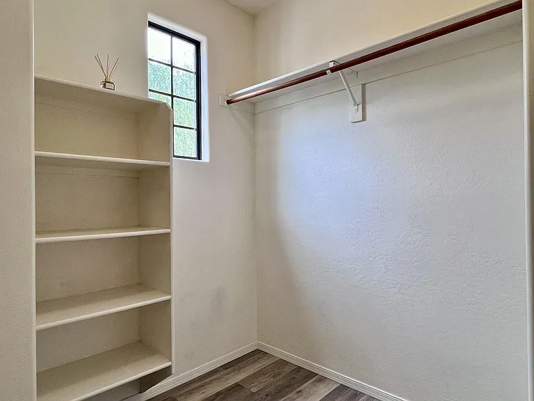 Primary closet