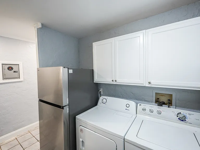 Washer & Dryer in unit.