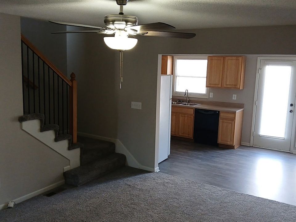 Living room and Kitchen.