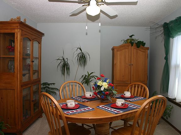 Open dining room